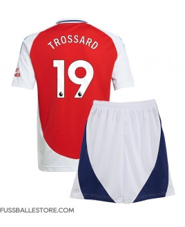 Günstige Arsenal Leandro Trossard #19 Heimtrikotsatz Kinder 2024-25 Kurzarm (+ Kurze Hosen)